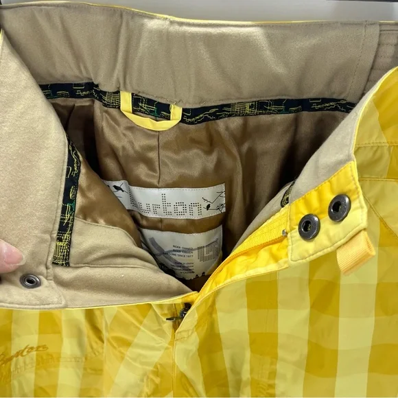 Burton Women’s Ski Snowboard Snow Pants Checkered Size Medium - Picture 8 of 15